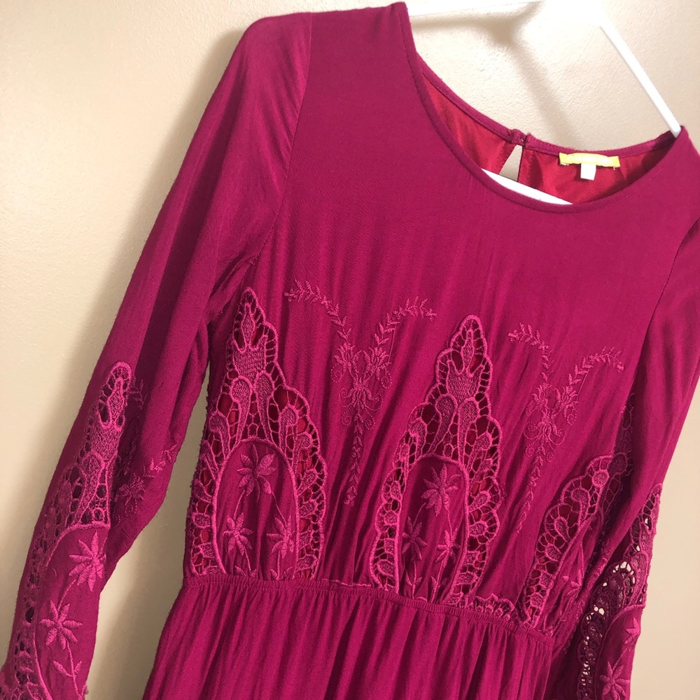 Gianni Bini Red Lace Dress